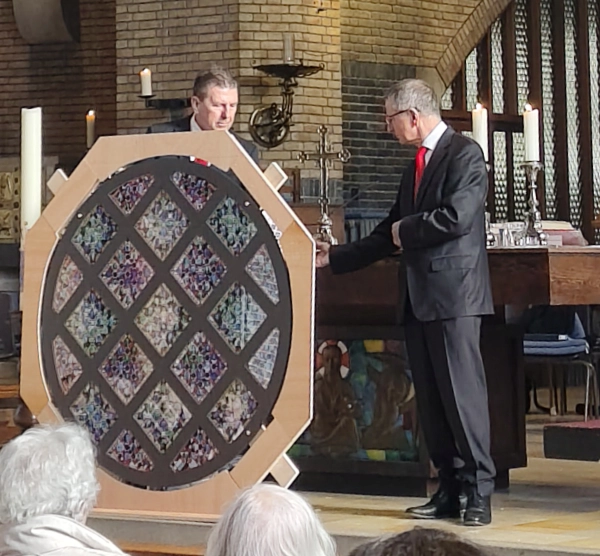 Presentatie roosvenster Augustinuskerk